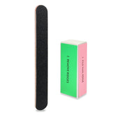 LNAUJS black dual-grit nail file for quick shaping and smoothing