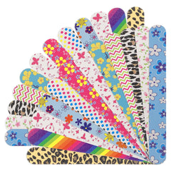LNAUJS colorful nail files set for precise shaping and consistent 100/180 grit results
