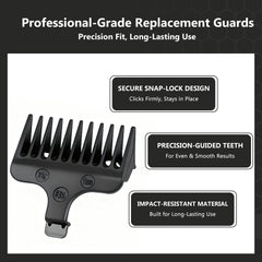 Loarysk guide comb guard 1-8 inch delivers smooth, even trims for neat lines.