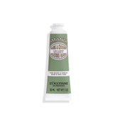 L'OCCITANE Almendra crema de manos, enfoque frontal, hidratación suave para todo el día.