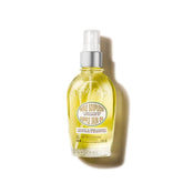 L'OCCITANE Almond Supple Skin Oil bottle pour showcases rich hydration for the skin.