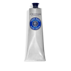 L'OCCITANE fast-absorbing hand cream texture with 20% shea butter for quick hydration