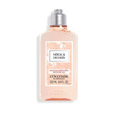 L'OCCITANE Neroli and Orchid Shower Gel bottle with refreshing citrus aroma for a bright start