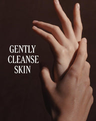 Close-up of creamy soap texture for sensitive skin cleansing