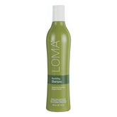 LOMA champú nutritivo: botella vertiendo para cabello seco