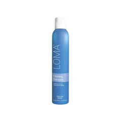 Loma finishing spray bottle in blue Exotic Melon, 9.1 oz, for flexible hold.