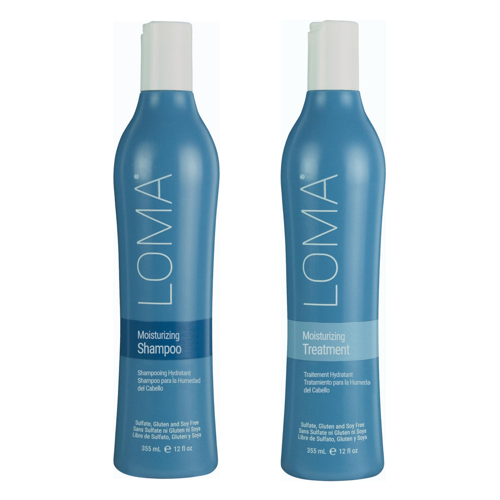 Loma Moisturizing Shampoo bottle with Mango-Orange-Tangerine aroma for daily hydration