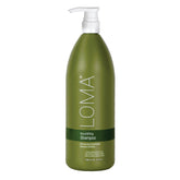 LOMA Nourishing Shampoo bottle front view highlighting sulfate-free formula for healthy hair.