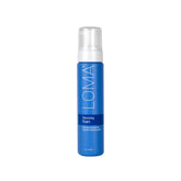 LOMA Volumizing Foam bottle demonstrates lightweight volume for fine hair.