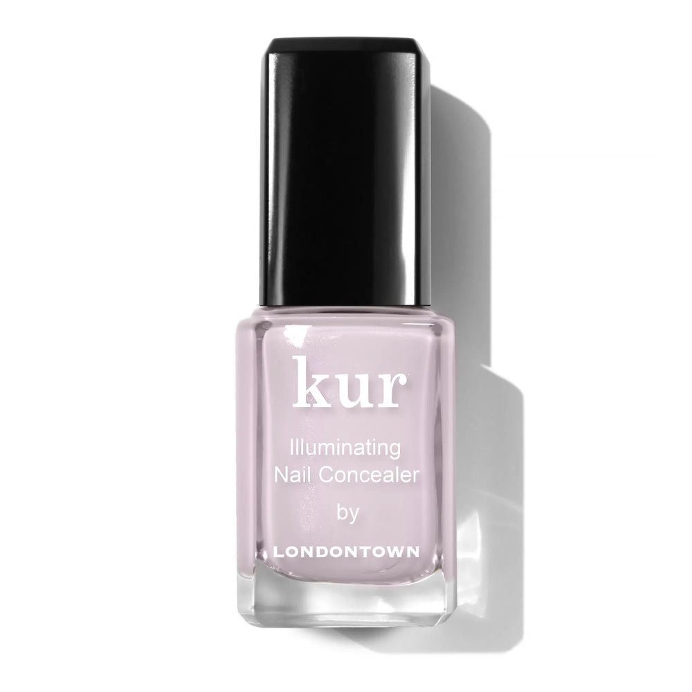 LONDONTOWN Iluminador Rosa para Uñas – bote: tono rosado suave con acabado iluminador.