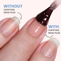 Cuidado de uñas que fortalece y condiciona para un crecimiento saludable.