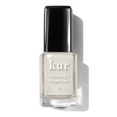 LONDONTOWN Kur Nail Ridge Filler bottle close-up for a smoother base