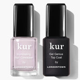 LONDONTOWN kur Pink Illuminating Nail Concealer brightens nails and conceals yellow tones.