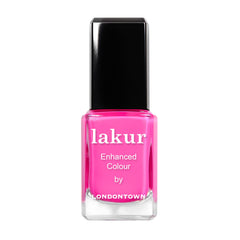Esmalte LONDONTOWN lakur, botella, aplicación profesional para un acabado suave