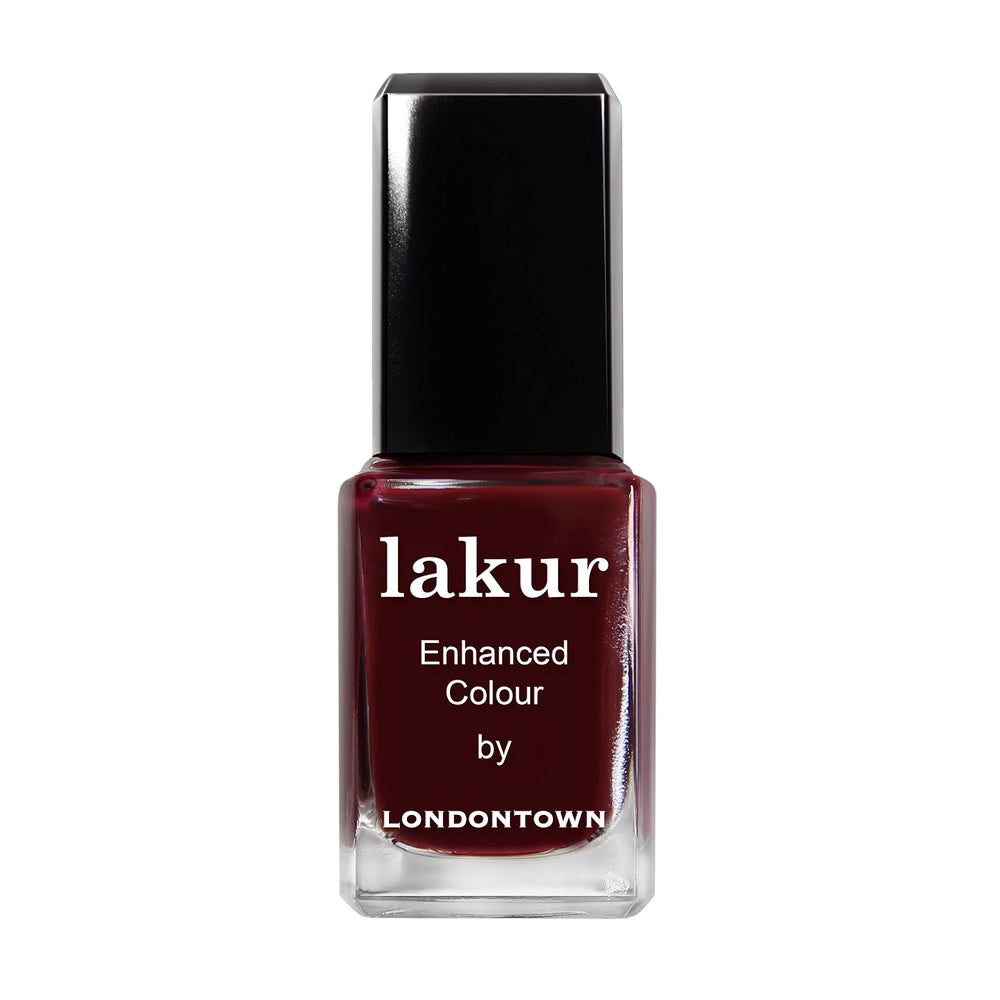 LONDONTOWN Lakur esmalte purpura brillante para color intenso y acabado suave