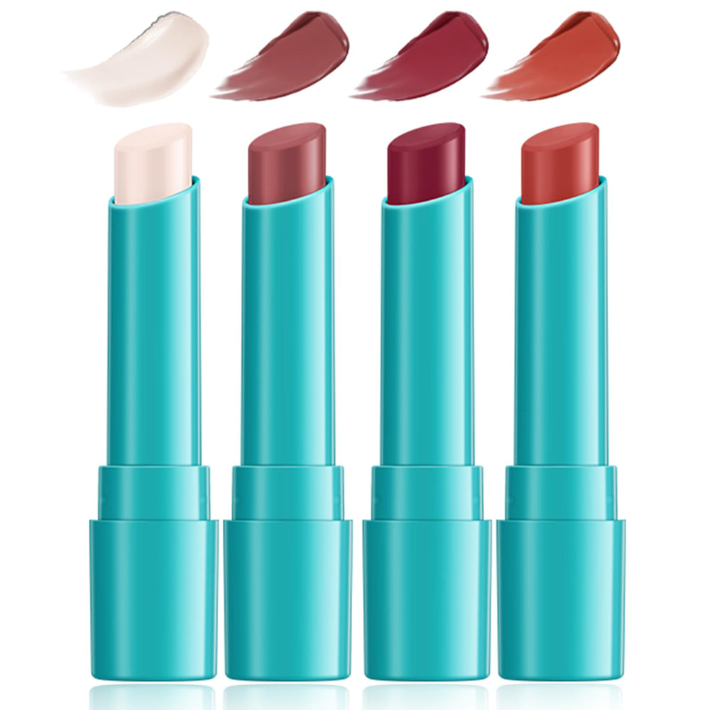 Loobexery tintes labiales hidratantes en 4 tonos para un acabado brillante