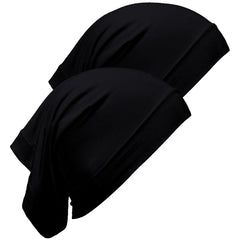 Loopeer hijab undercap front view, secure no-slip fit for daily wear