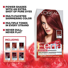 L'Oreal Paris Feria prismatic color spectrum highlights showcase bold, fashion-forward hair