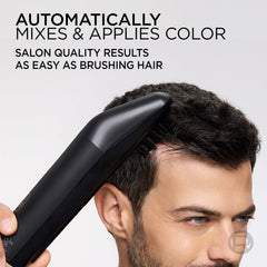 L'Oreal Paris Colorsonic bristles distribute color evenly on roots.