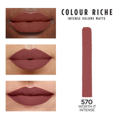 L’Oréal Paris Colour Riche Intense Volume Matte ayuda a delinear labios con precisión.