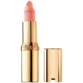 L'Oreal Paris Colour Riche Peach Fuzz, labial satinado para color intenso y duradero.