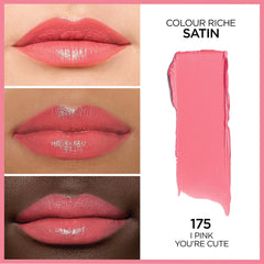 L'Oreal Paris Colour Riche original creamy lipstick with argan oil and Vitamin E in-pack image