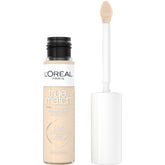 L'Oreal Paris Corrector Radiant Serum en envase, iluminación instantánea de mirada.