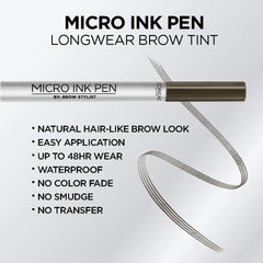 L’Oréal Paris Micro Ink Pen ofrece efecto pelo natural en las cejas.