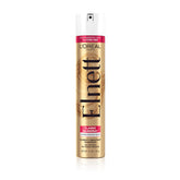Botella de L'Oréal Paris Elnett Satin para un acabado suave y duradero sin sensación rígida.