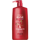 L'Oréal Paris Elvive Color Vibrancy, botella frontal, protege el color y da brillo.