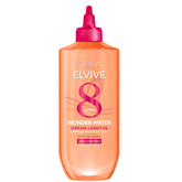 Botella de L'Oreal Paris Elvive Dream Lengths, detalle del envase laminado