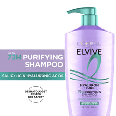 L'Oreal Paris Elvive Hyaluron + Pure rehydrating conditioner tube nourishes lengths