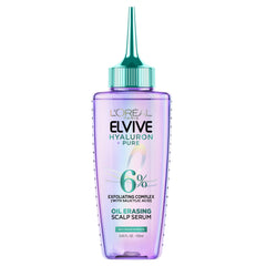 L’Oréal Paris Elvive Hyaluron Pure Serum: aplicación suave para purificar el cuero cabelludo y refrescar.