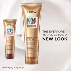 L'Oreal Paris EverPure apricot oil droplets emphasize nourishing compounds