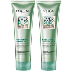 L'Oreal Paris EverPure champú engrosante con espuma lujosa para aportar volumen al cabello fino