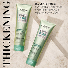 L'Oreal Paris EverPure champú para cabello fino fortalece la fibra capilar