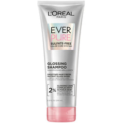L'Oreal Paris EverPure Glossing Champú sin sulfatos para cabello teñido