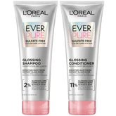 L'Oreal Paris EverPure Glossing Shampoo bottle for color protection and radiant shine.