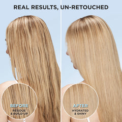 L'Oreal Paris EverPure Restore: etiqueta resalta antioxidantes y enfoque vegano.