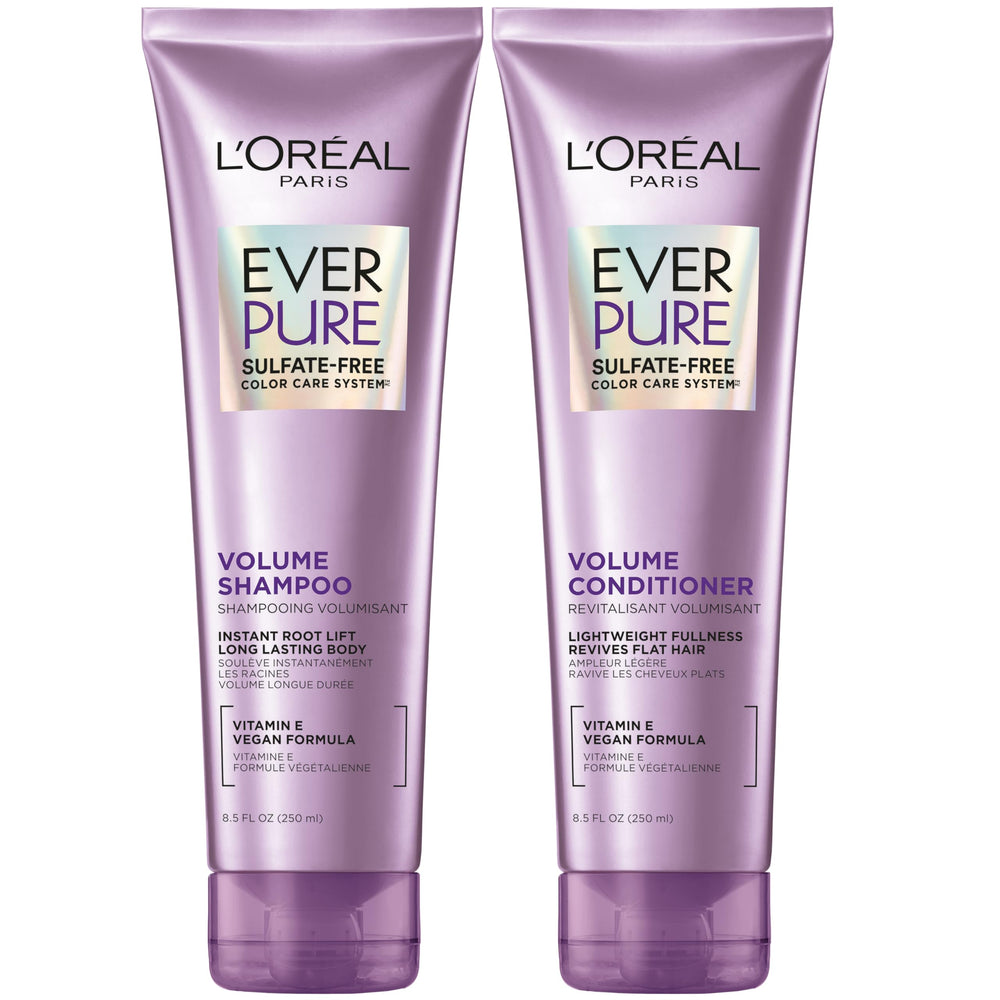 L'Oréal Paris EverPure champú sin sulfatos para volumen en cabello teñido