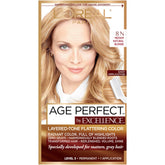 L'Oreal Paris Excellence Age Perfect layered-tone-cream-tube for easy application and balanced color.