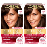 L'Oreal Paris Excellence Creme bottle and box for precise gray coverage.