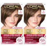 L'Oreal Paris Excellence Crème 2-pack packaging for convenient home coloring