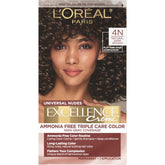 L’Oréal Paris Excellence Universal Nudes ammonia-free color creme bottle for gray coverage