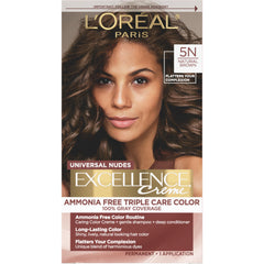 L'Oreal Paris Excellence Universal Nudes bottle pour ensures smooth color application