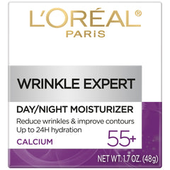 L’Oréal Paris Experto en Arrugas 55+ aplicación diaria para hidratación continua.