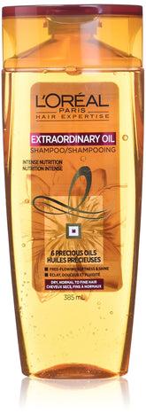 L'Oreal Paris Extraordinary Oil Champu Botella: nutricion ligera para cabello seco.