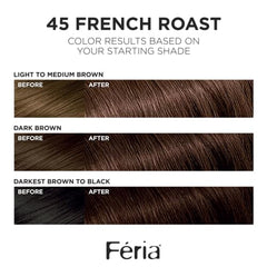 At-home Feria application scene demonstrating easy color application for vibrant results.