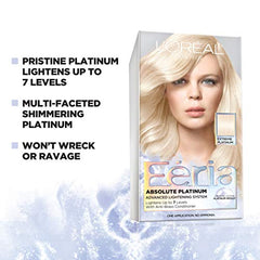 L'Oreal Paris Feria color swatch palette close-up for vibrant shade preview