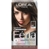 L'Oreal Paris Feria Espresso bottle close-up showing rich color payoff for bold, lasting results